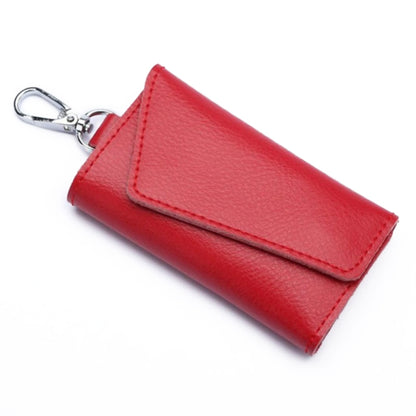 Multifunctional Litchi Texture Leather Keychain Bag Car Key Bag(Red) by buy2fix