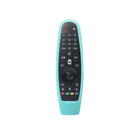 Suitable for LG Smart TV Remote Control Protective Case AN-MR600 AN-MR650a Dynamic Remote Control Silicone Case(Turquoise Blue) - Remote Control Covers by buy2fix | Online Shopping UK | buy2fix
