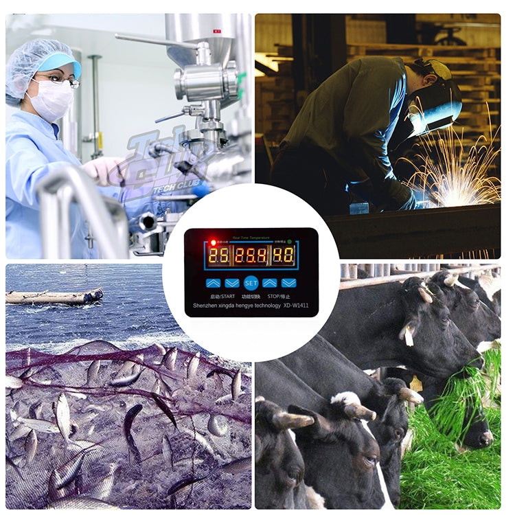 XH-W1411 Digital Intelligent Digital Temperature Controller - Thermostat & Thermometer by buy2fix | Online Shopping UK | buy2fix