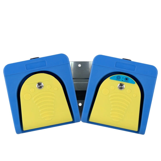 Adaptateur de clavier de commutateur de commande de pédale sans fil pour ordinateur, style : deux pendules et quatre boutons