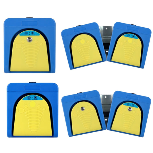 Wireless Foot Pedal Control Switch Keyboard Adapter For Computer, Style:Two-Pendal Four-Button by buy2fix