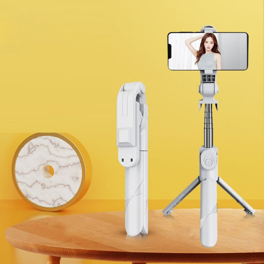 XT02P Mini Bluetooth Live Tripod Selfie Stick(White) - Selfie Sticks by buy2fix | Online Shopping UK | buy2fix