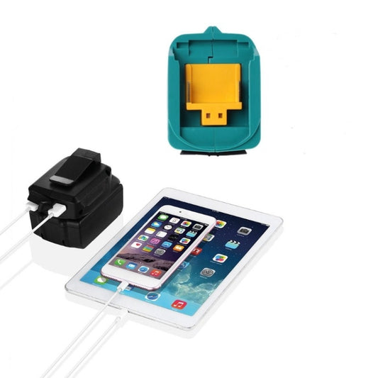 Battery USB Adapter Charging Converter for  MAKITA ADP05 18V 14.4V Lithium Battery(Blue) - Charger & Converter by buy2fix | Online Shopping UK | buy2fix