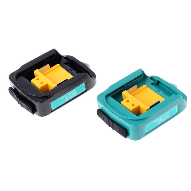 Battery USB Adapter Charging Converter for  MAKITA ADP05 18V 14.4V Lithium Battery(Blue) - Charger & Converter by buy2fix | Online Shopping UK | buy2fix