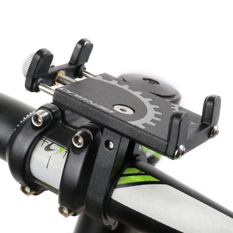 Battery Electric Vehicle Motorcycle Bicycle Riding Navigation Aluminum Alloy Mobile Phone Bracket(Red) by buy2fix