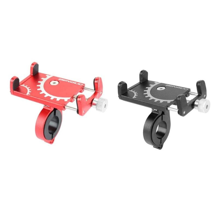 Battery Electric Vehicle Motorcycle Bicycle Riding Navigation Aluminum Alloy Mobile Phone Bracket(Red) by buy2fix