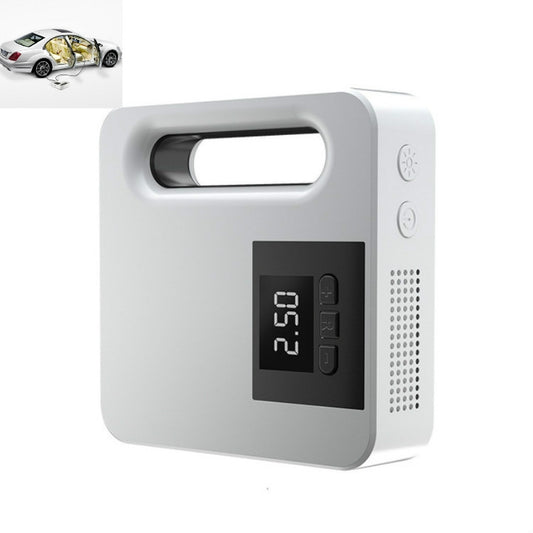 12V Car Air Pump Car Portable Tire Electric Pump, Style:Digital Version (White) - Inflatable Pump by buy2fix | Online Shopping UK | buy2fix