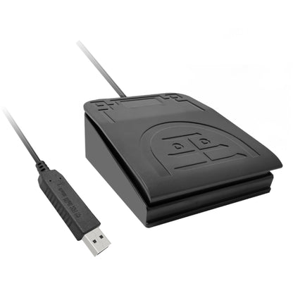FS2017 Pcsensor USB Foot Pedal Control Switch Keyboard Adapter For Computer(Mute) by buy2fix