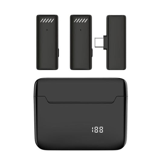 S13 Dual Microphone USB-C/Type-C Interface Wireless Lavalier Noise Canceling Microphone with Charging Case - Microphone by buy2fix | Online Shopping UK | buy2fix