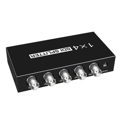 1 In 4 Out SD-SDI / HD-SDI / 3G-SDI Distribution Amplifier Video SDI Splitter(EU Plug) - Splitter by buy2fix | Online Shopping UK | buy2fix