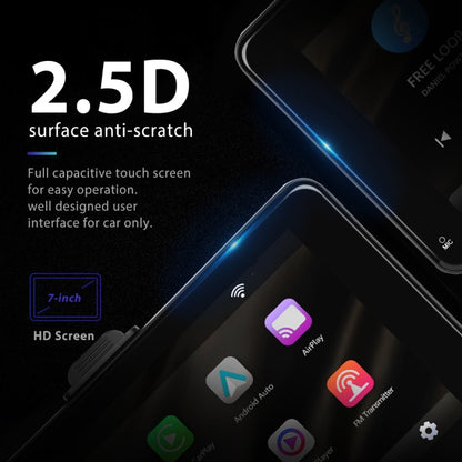 A3135 7 Inch HD Wired Smart Screen With Wireless CarPlay + Android Auto + Android With With 16G Memory Card - Car MP3 & MP4 & MP5 by buy2fix | Online Shopping UK | buy2fix