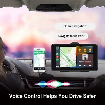 A3135 7 Inch HD Wired Smart Screen With Wireless CarPlay + Android Auto + Android With With 16G Memory Card - Car MP3 & MP4 & MP5 by buy2fix | Online Shopping UK | buy2fix