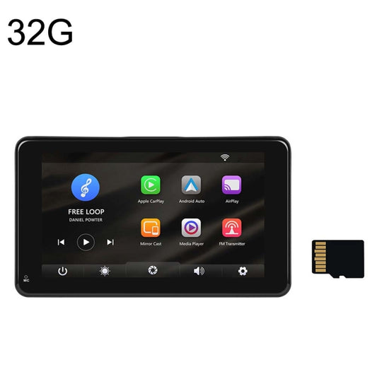 A3135 7 Inch HD Wired Smart Screen With Wireless CarPlay + Android Auto + Android With With 32G Memory Card - Car MP3 & MP4 & MP5 by buy2fix | Online Shopping UK | buy2fix