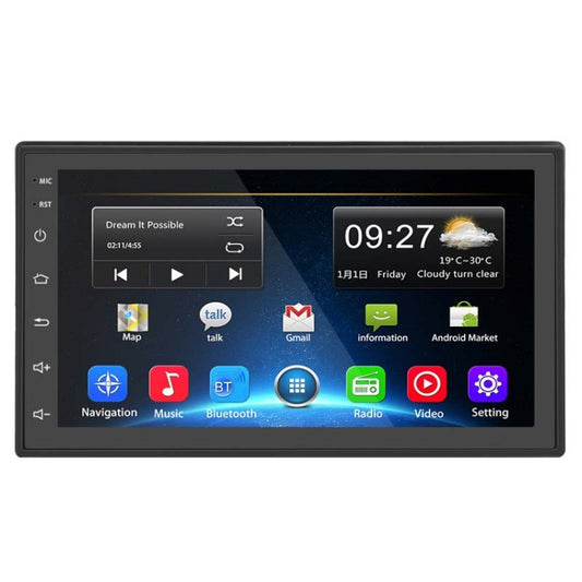 A2222KT 7 Inch Android Navigation WiFi Version 2+64G GPS Bluetooth 2.5D Screen Car Central Control MP5 Player, Style:Standard - Car MP3 & MP4 & MP5 by buy2fix | Online Shopping UK | buy2fix
