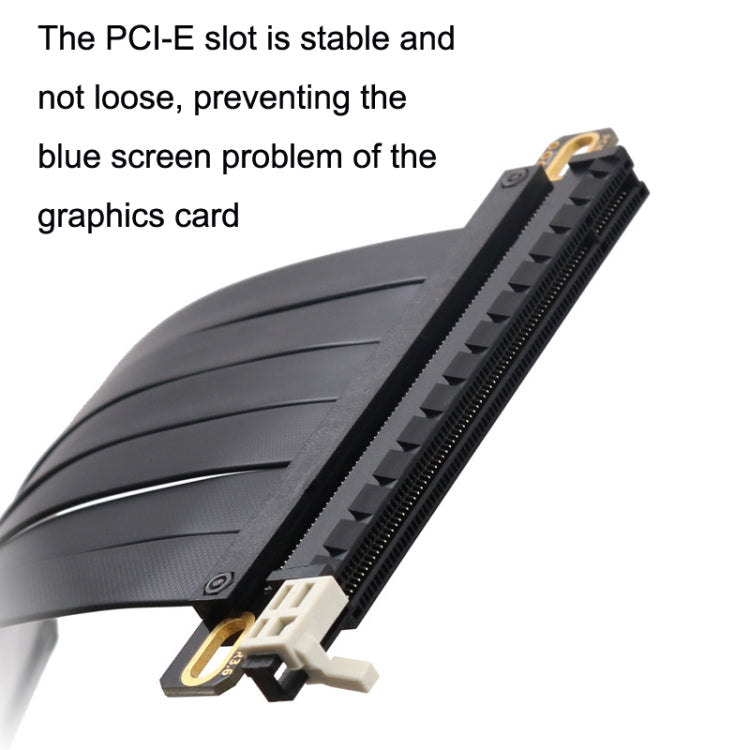 PCI-E 3.0 16X 180-degree Graphics Card Extension Cable Adapter Cable, Length: 15cm by buy2fix