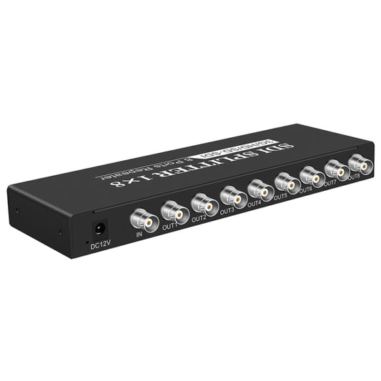 1 In 8 Out SD-SDI / HD-SDI / 3G-SDI Distribution Amplifier Video SDI Splitter(US Plug) - Splitter by buy2fix | Online Shopping UK | buy2fix