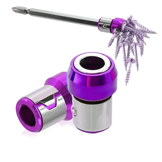 Full Metal Screwdriver Head Plus Magnet(Purple) - Magnetizer Demagnetizer Tool by buy2fix | Online Shopping UK | buy2fix