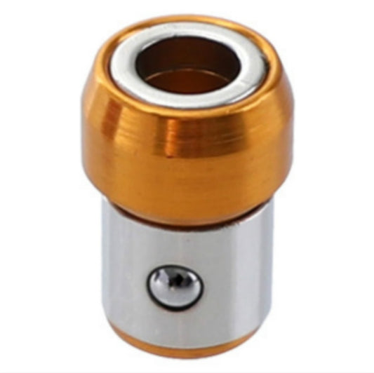 Full Metal Screwdriver Head Plus Magnet(Gold) - Magnetizer Demagnetizer Tool by buy2fix | Online Shopping UK | buy2fix