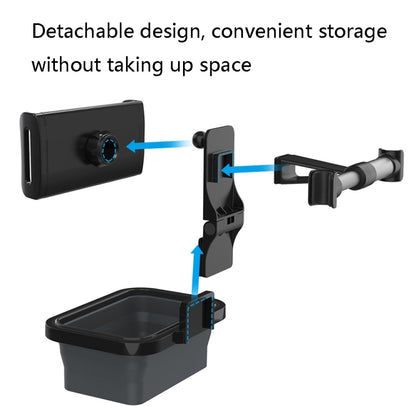 CHZ-12 Car Rear Pillow Telescopic Bracket Car Seat Phone Holder(Black) by buy2fix