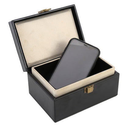 Mobile Phone Signal Anti-jamming Flip PU Gift Box Safe and Secure Anti-theft Shielding Box - Storage Boxes by buy2fix | Online Shopping UK | buy2fix
