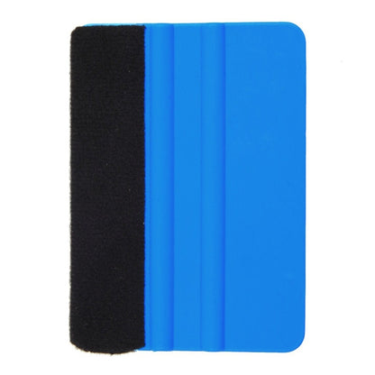 5pcs Felt Scraper Plastic Film Scraper Car Foil Cleaning Tools, Size:10×7cm(Blue) - Sticker Tools by buy2fix | Online Shopping UK | buy2fix