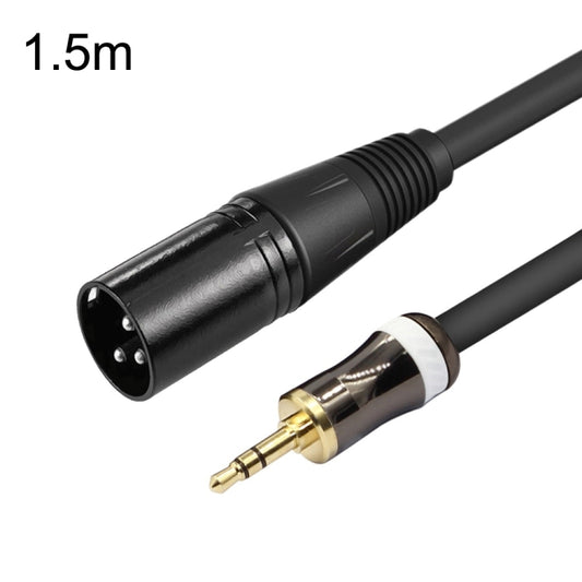 3.5mm To Caron Male Sound Card Microphone Audio Cable, Length:1.5m - Microphone Audio Cable & Connector by buy2fix | Online Shopping UK | buy2fix