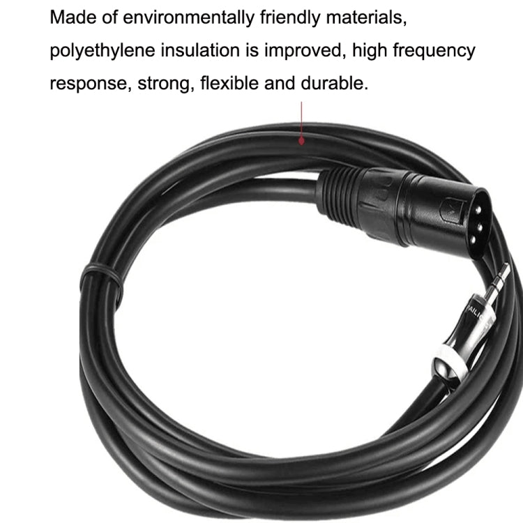 3.5mm To Caron Male Sound Card Microphone Audio Cable, Length:1.5m - Microphone Audio Cable & Connector by buy2fix | Online Shopping UK | buy2fix