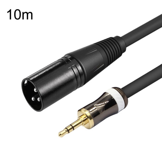 3.5mm To Caron Male Sound Card Microphone Audio Cable, Length:10m - Microphone Audio Cable & Connector by buy2fix | Online Shopping UK | buy2fix