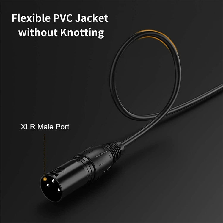 3.5mm To Caron Male Sound Card Microphone Audio Cable, Length:15m - Microphone Audio Cable & Connector by buy2fix | Online Shopping UK | buy2fix