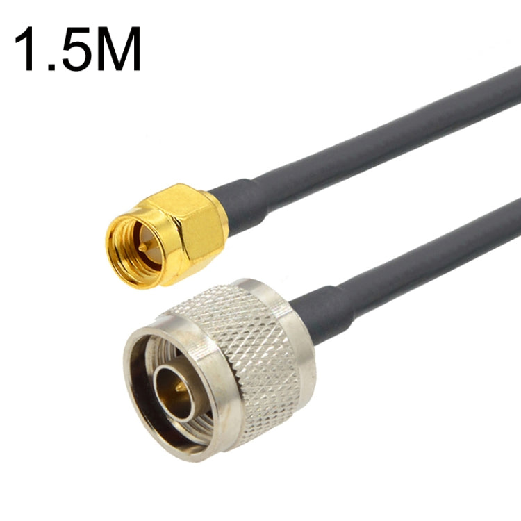 SMA Male to N Male RG58 Coaxial Adapter Cable, Cable Length:1.5m by buy2fix