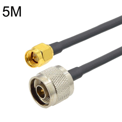 SMA Male to N Male RG58 Coaxial Adapter Cable, Cable Length:5m by buy2fix