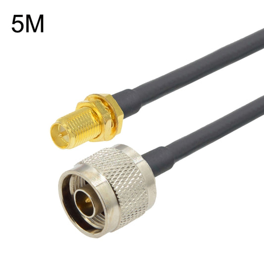 RP-SMA Female To N Male RG58 Coaxial Adapter Cable, Cable Length:5m by buy2fix