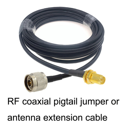 RP-SMA Female To N Male RG58 Coaxial Adapter Cable, Cable Length:10m by buy2fix