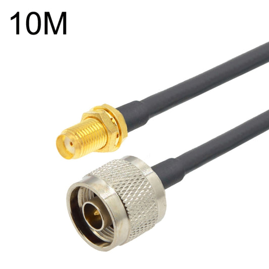 SMA Female To N Male RG58 Coaxial Adapter Cable, Cable Length:10m by buy2fix