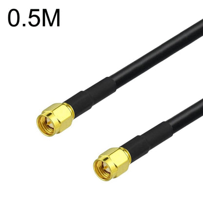SMA Male To SMA Male RG58 Coaxial Adapter Cable, Cable Length:0.5m by buy2fix