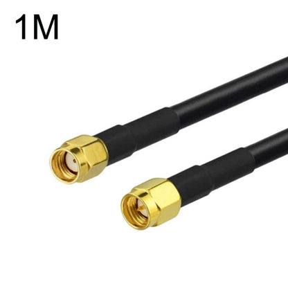 SMA Male To RP-SMA Male RG58 Coaxial Adapter Cable, Cable Length:1m by buy2fix