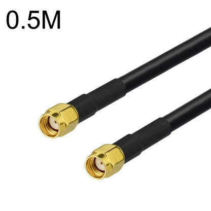 RP-SMA Male To RP-SMA Male RG58 Coaxial Adapter Cable, Cable Length:0.5m by buy2fix