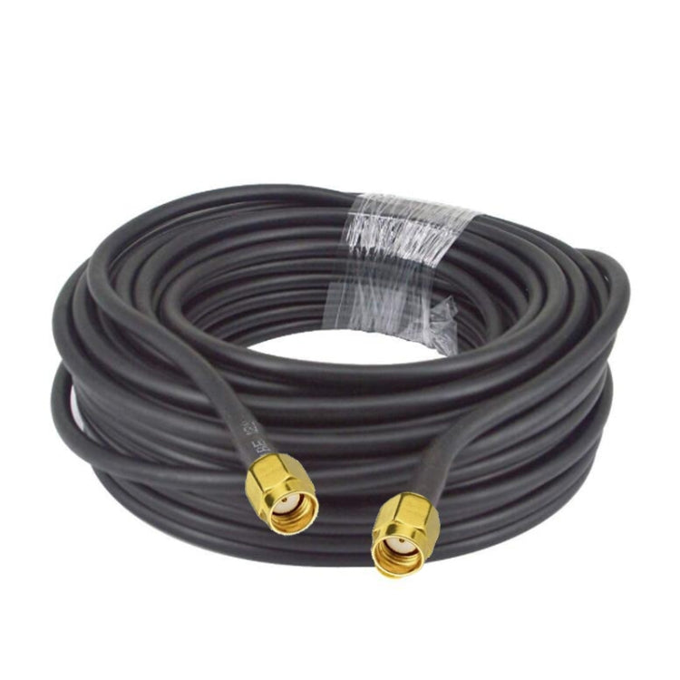 RP-SMA Male To RP-SMA Male RG58 Coaxial Adapter Cable, Cable Length:10m by buy2fix