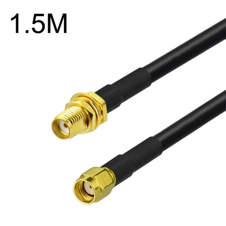 SMA Female To RP-SMA Male RG58 Coaxial Adapter Cable, Cable Length:1.5m by buy2fix