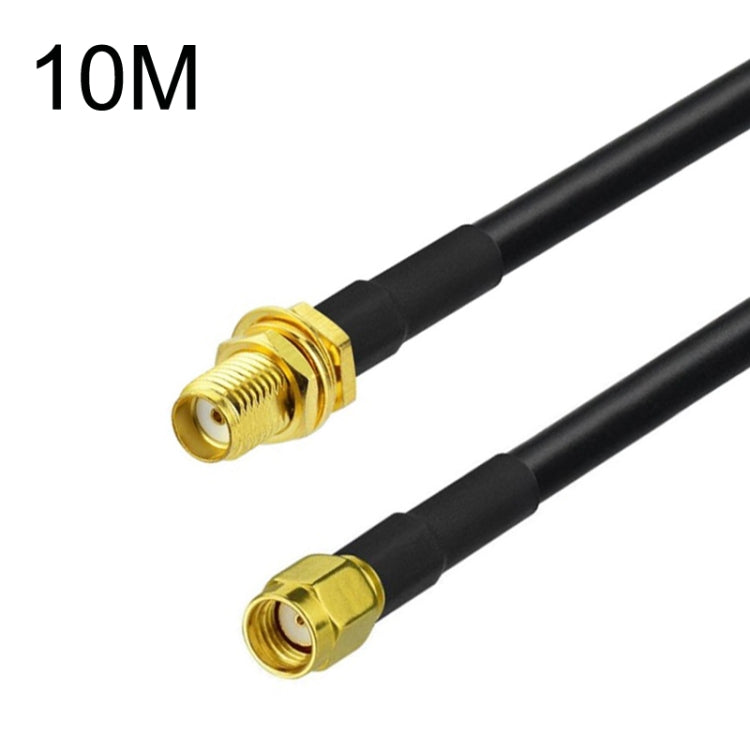 SMA Female To RP-SMA Male RG58 Coaxial Adapter Cable, Cable Length:10m by buy2fix