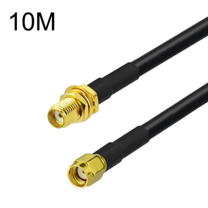SMA Female To RP-SMA Male RG58 Coaxial Adapter Cable, Cable Length:10m by buy2fix