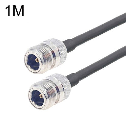 N Female To N Female RG58 Coaxial Adapter Cable, Cable Length:1m by buy2fix