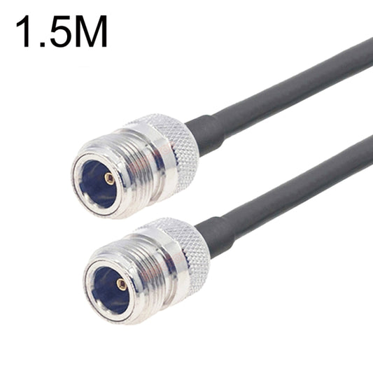 N Female To N Female RG58 Coaxial Adapter Cable, Cable Length:1.5m by buy2fix