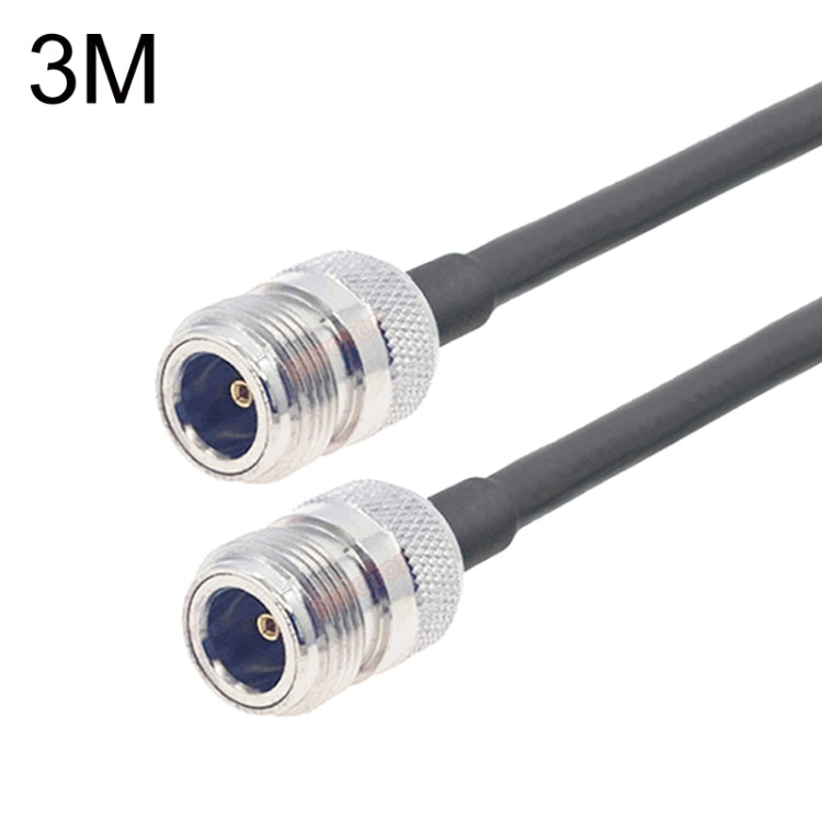 N Female To N Female RG58 Coaxial Adapter Cable, Cable Length:3m by buy2fix