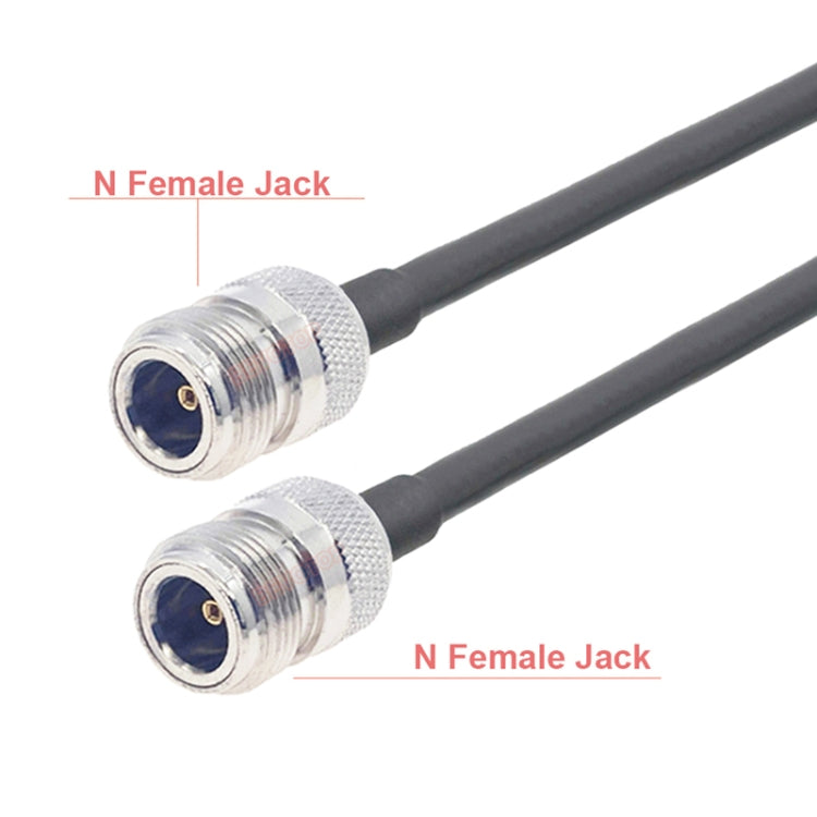 N Female To N Female RG58 Coaxial Adapter Cable, Cable Length:3m by buy2fix