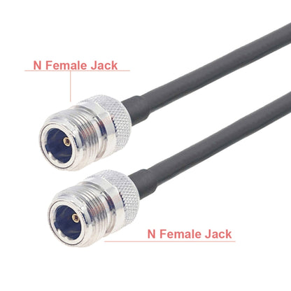 N Female To N Female RG58 Coaxial Adapter Cable, Cable Length:10m by buy2fix