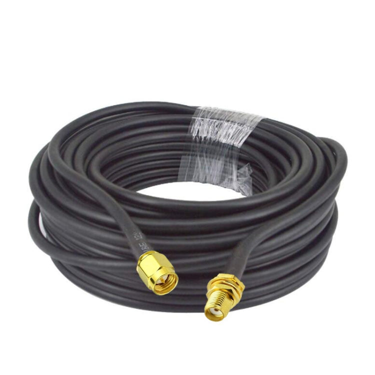 SMA Male To SMA Female RG58 Coaxial Adapter Cable, Cable Length:0.5m by buy2fix