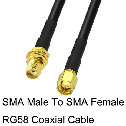 SMA Male To SMA Female RG58 Coaxial Adapter Cable, Cable Length:0.5m by buy2fix
