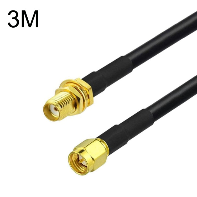 SMA Male To SMA Female RG58 Coaxial Adapter Cable, Cable Length:3m by buy2fix