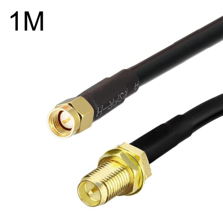 SMA Male To RP-SMA Female RG58 Coaxial Adapter Cable, Cable Length:1m by buy2fix